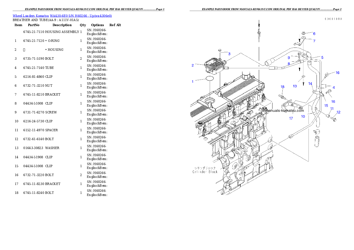 Protected: WA430-6E0 S/N H60266 – Up Partsbook