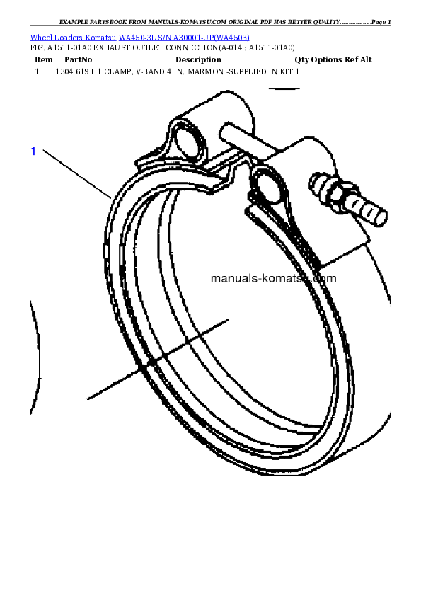 Protected: WA450-3L S/N A30001-UP Partsbook