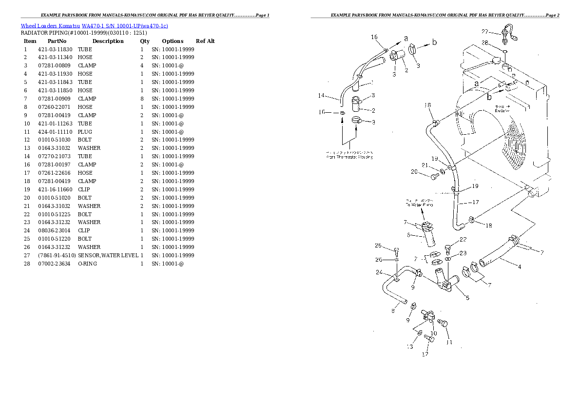 Protected: WA470-1 S/N 10001-UP Partsbook