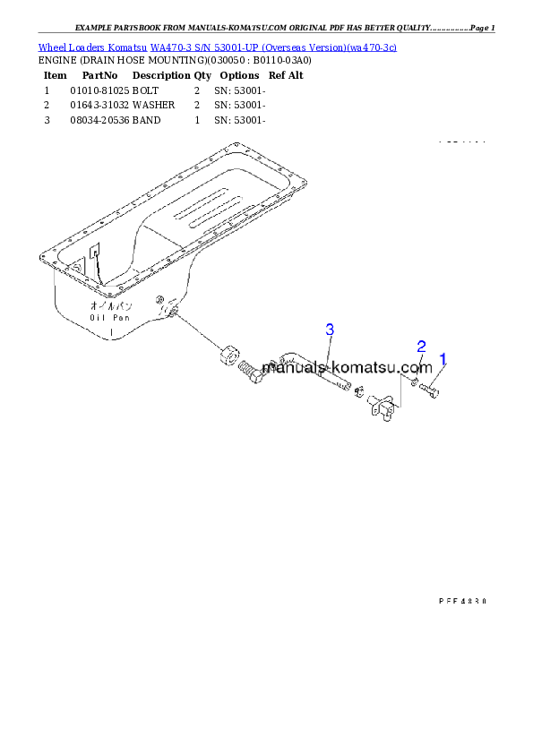 Protected: WA470-3 S/N 53001-UP (Overseas Version) Partsbook