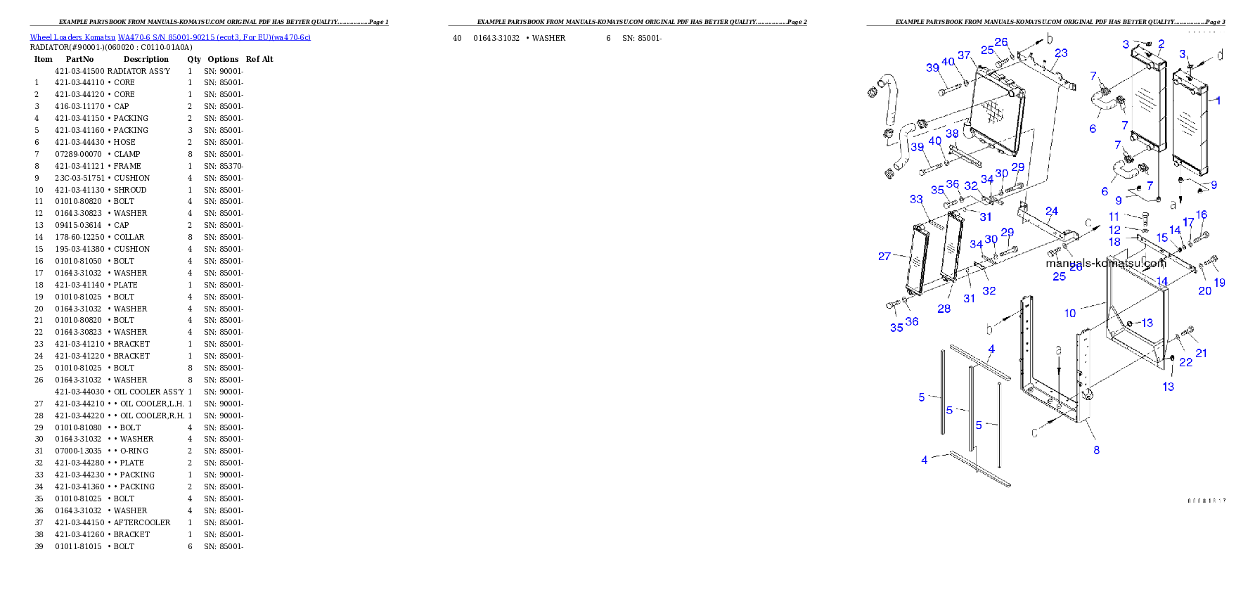 Protected: WA470-6 S/N 85001-90215 (ecot3, For EU) Partsbook