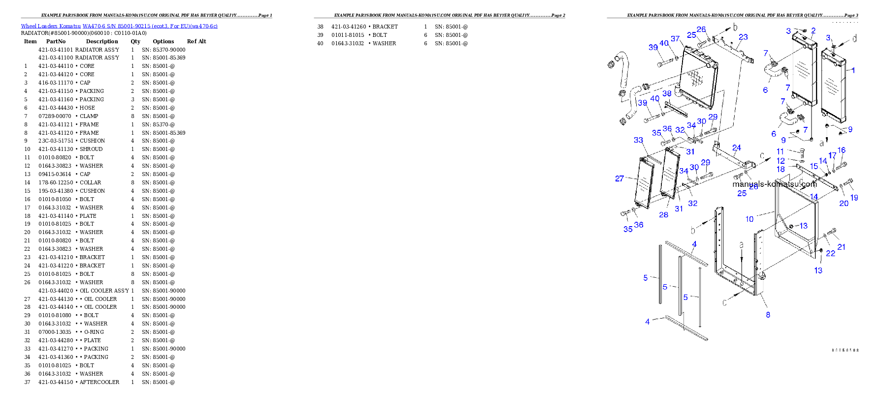 Protected: WA470-6 S/N 85001-90215 (ecot3, For EU) Partsbook