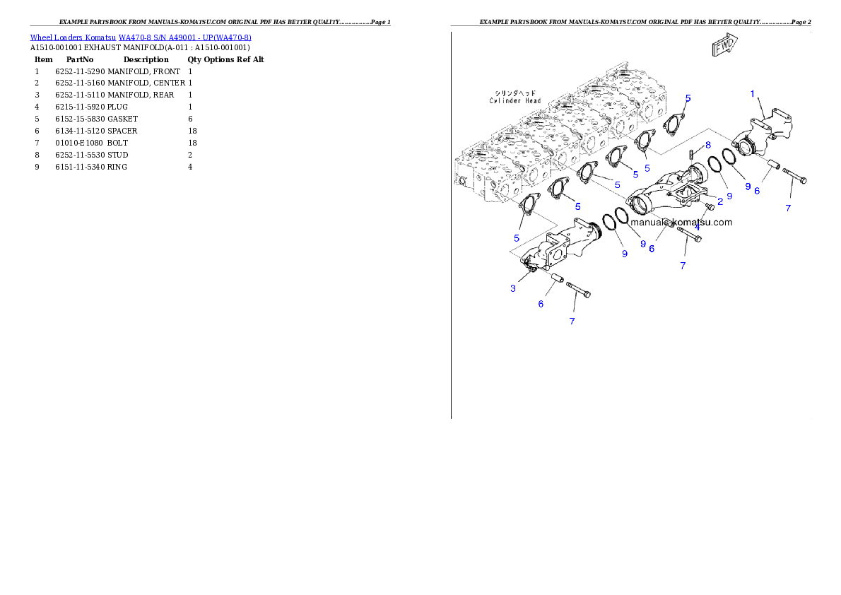 Protected: WA470-8 S/N A49001 – UP Partsbook