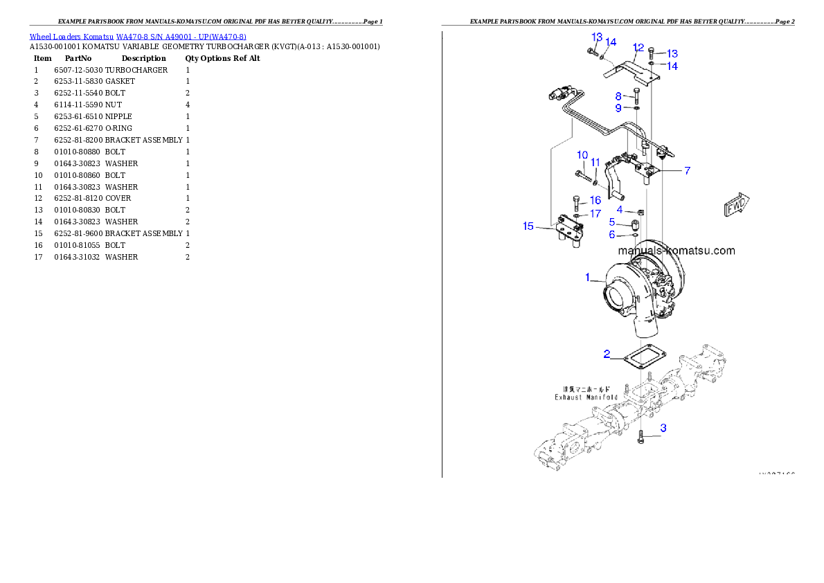 Protected: WA470-8 S/N A49001 – UP Partsbook