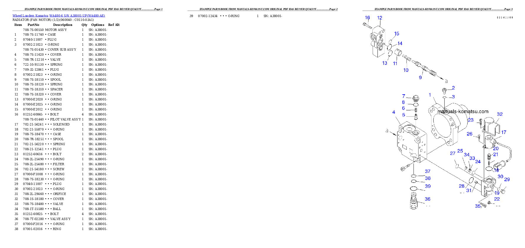 Protected: WA480-6 S/N A38001-UP Partsbook