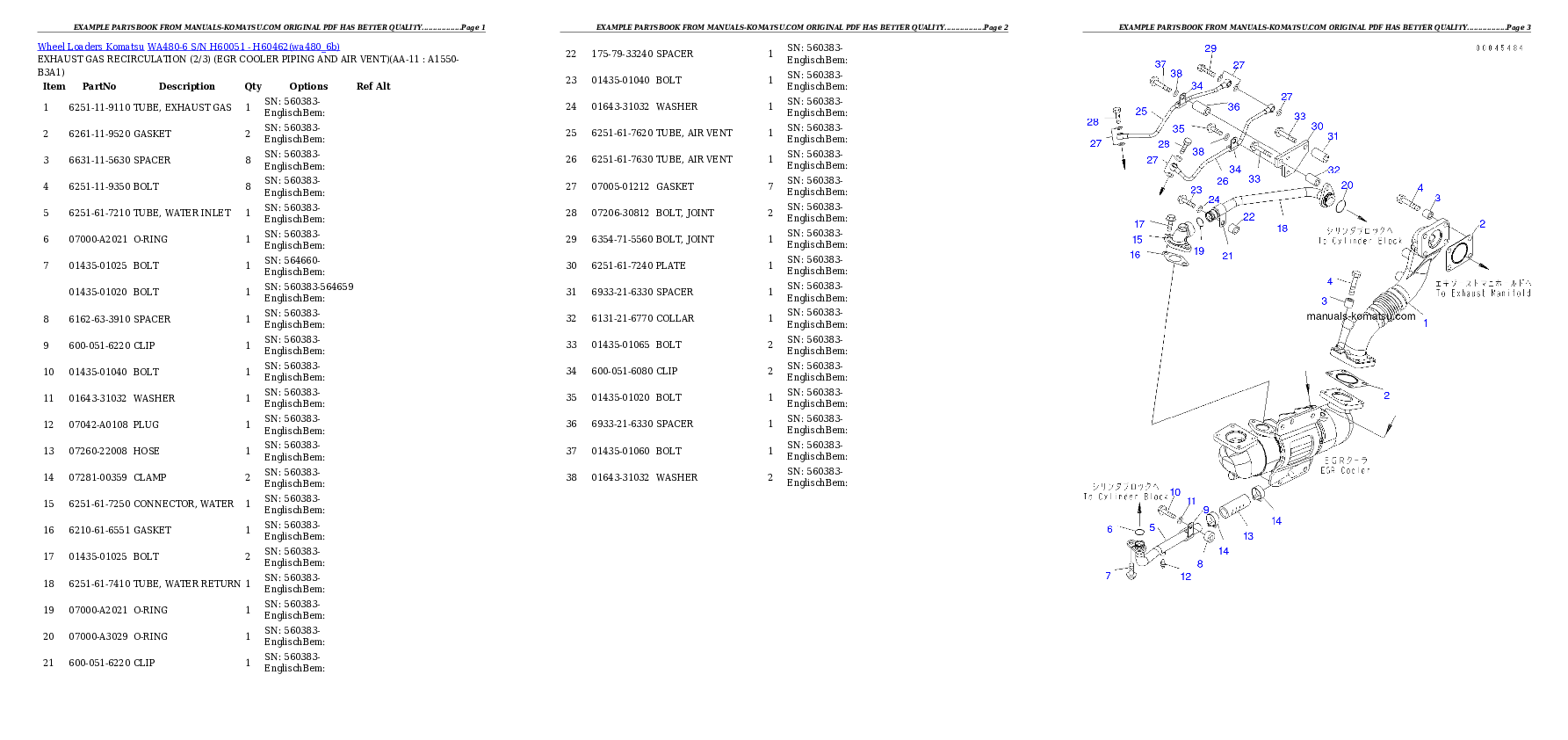 Protected: WA480-6 S/N H60051 – H60462 Partsbook