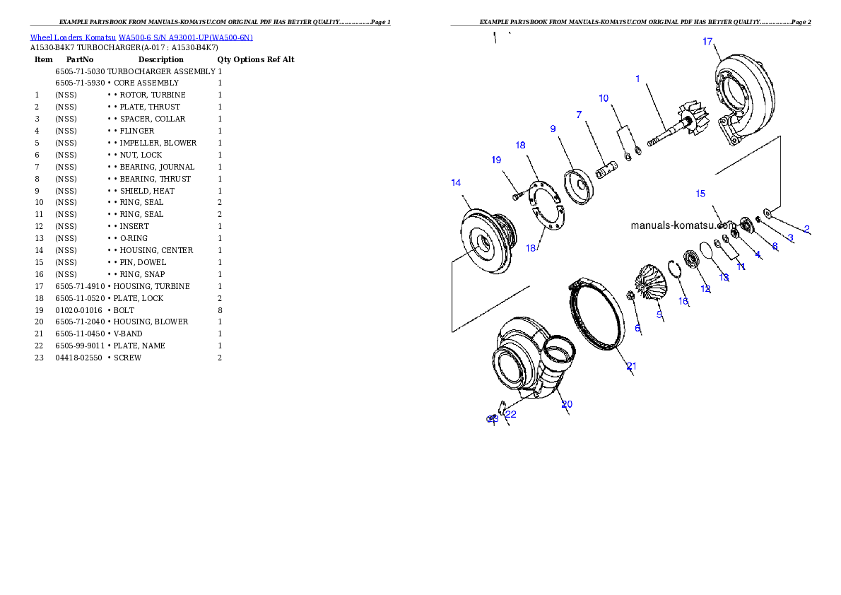Protected: WA500-6 S/N A93001-UP Partsbook
