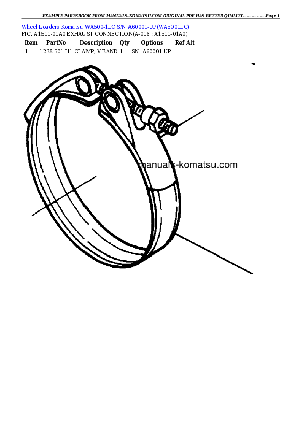 Protected: WA500-1LC S/N A60001-UP Partsbook