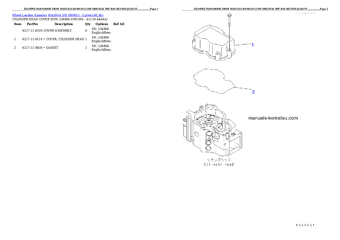 Protected: WA500-6 S/N H60051 – Up Partsbook