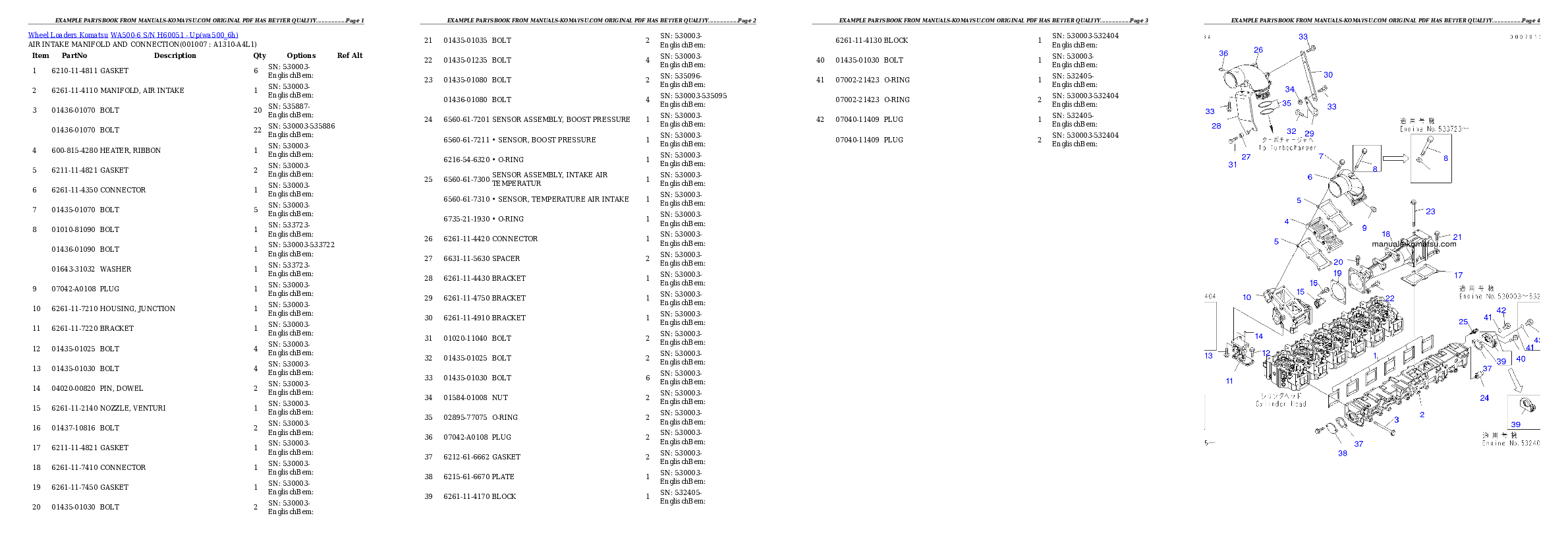 Protected: WA500-6 S/N H60051 – Up Partsbook