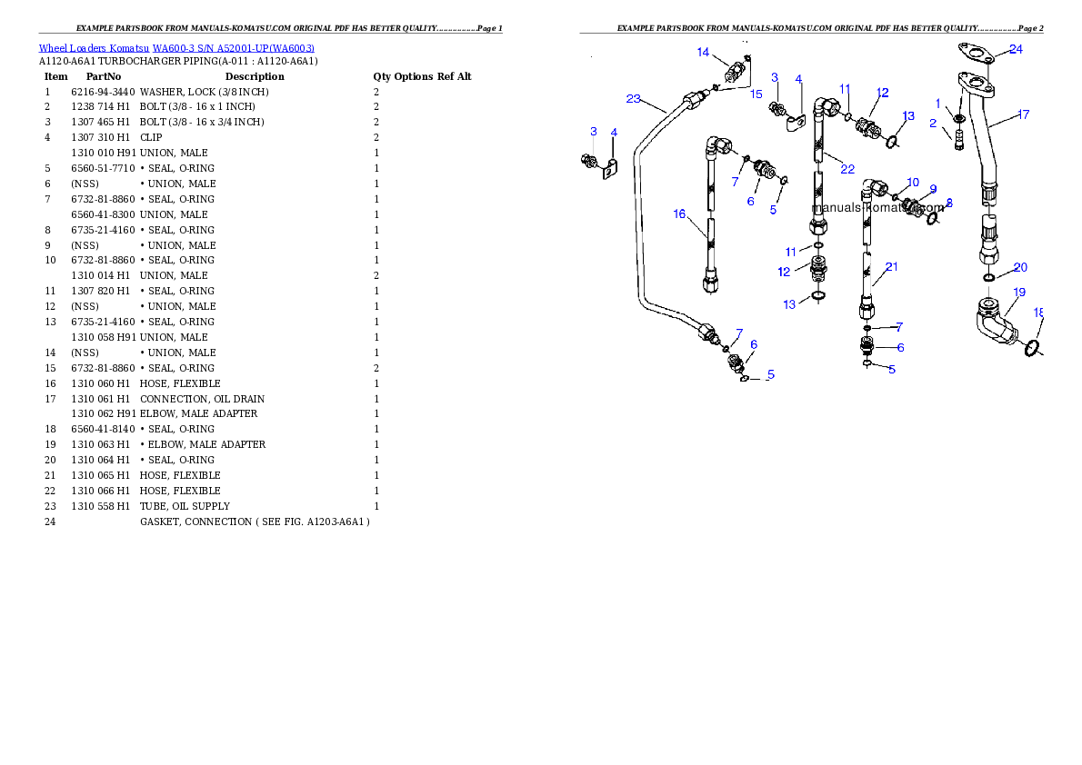 Protected: WA600-3 S/N A52001-UP Partsbook