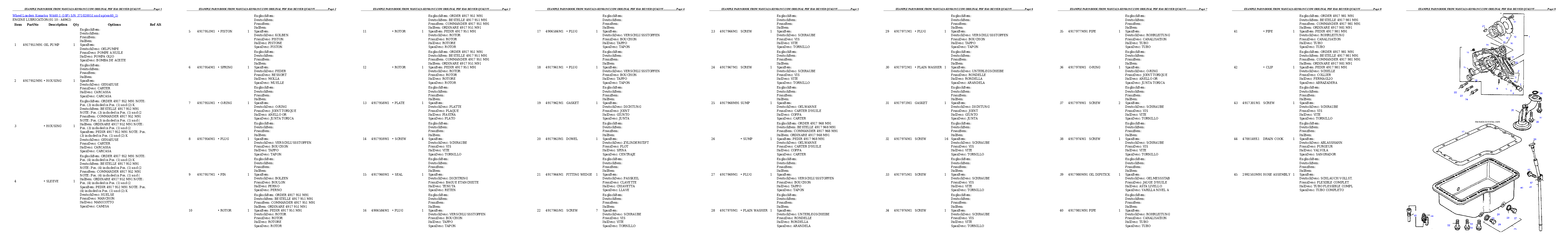 Protected: WA60-1 (10F) S/N 371020051 and up Partsbook