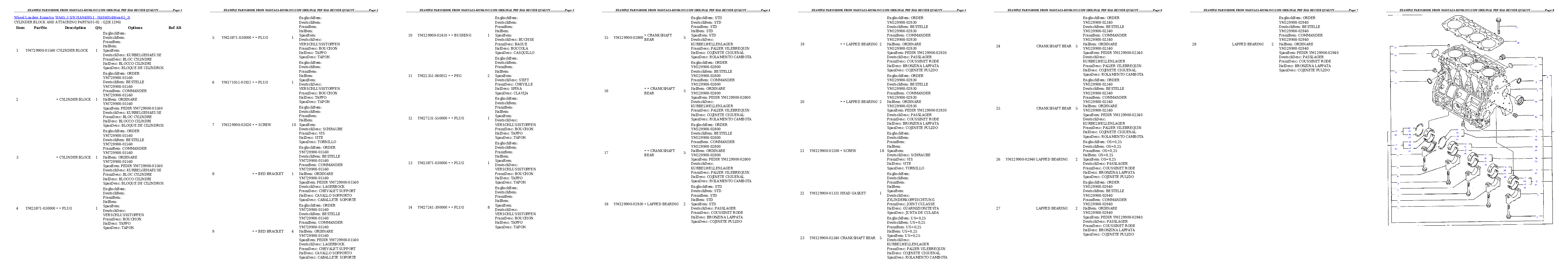 Protected: WA65-3 S/N HA940051 – HA940548 Partsbook