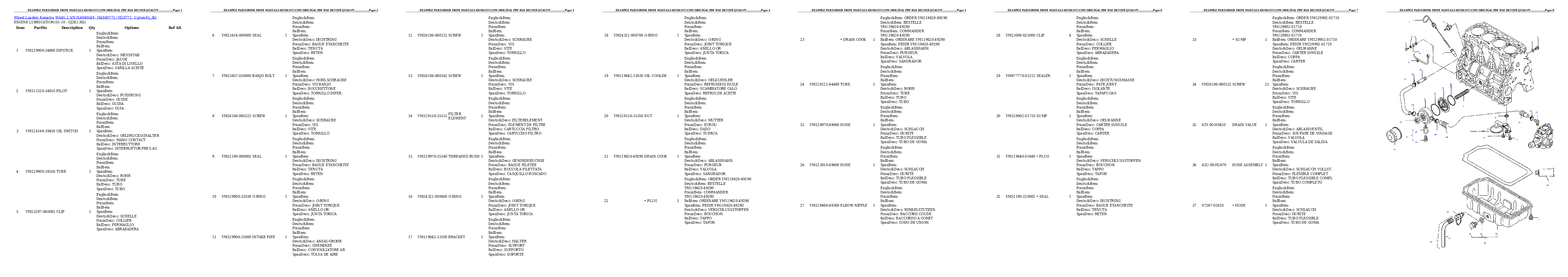 Protected: WA65-3 S/N HA940549 – HA940771 / H20772 – Up Partsbook