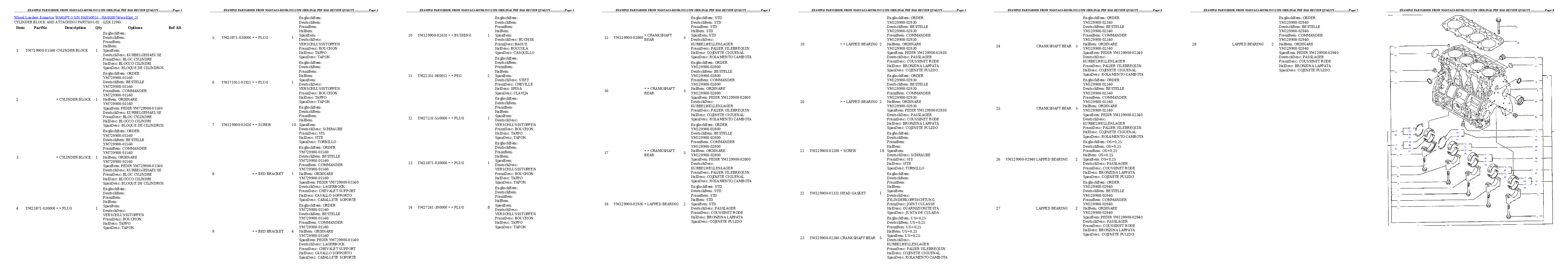 Protected: WA65PT-3 S/N HA050051 – HA050074 Partsbook