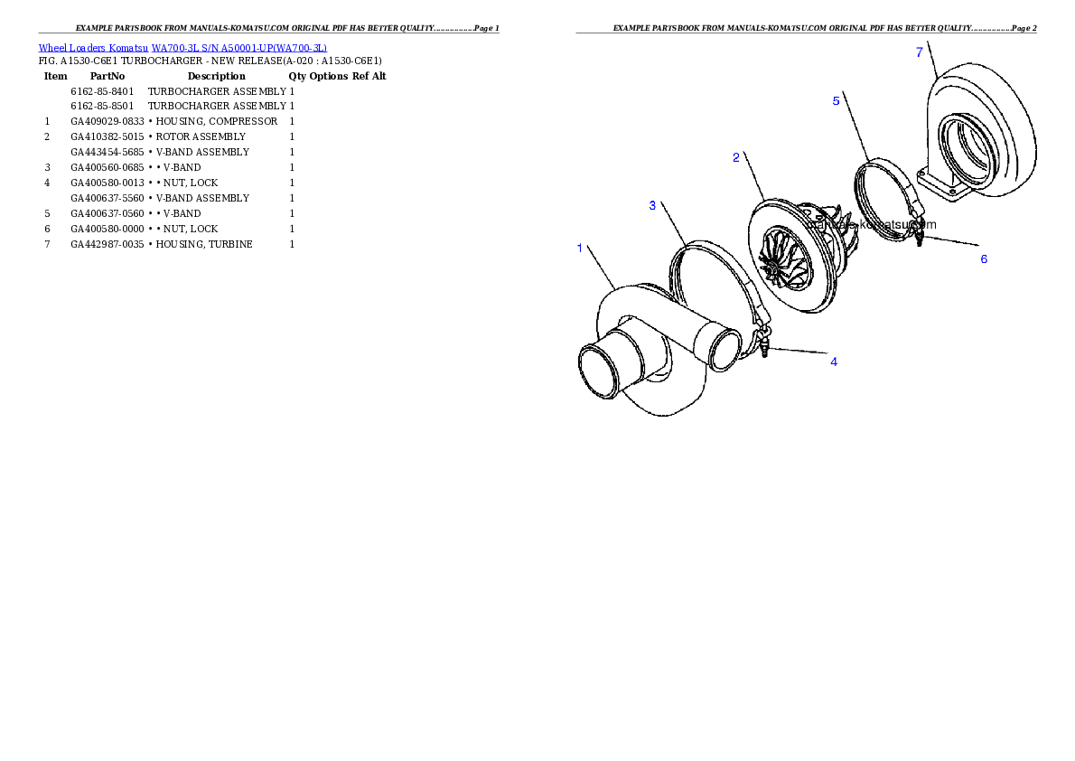 Protected: WA700-3L S/N A50001-UP Partsbook