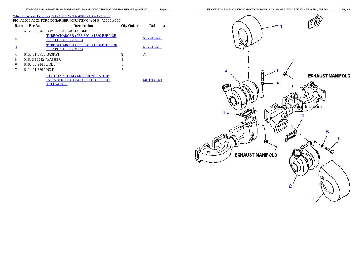 Protected: WA700-3L S/N A50001-UP Partsbook