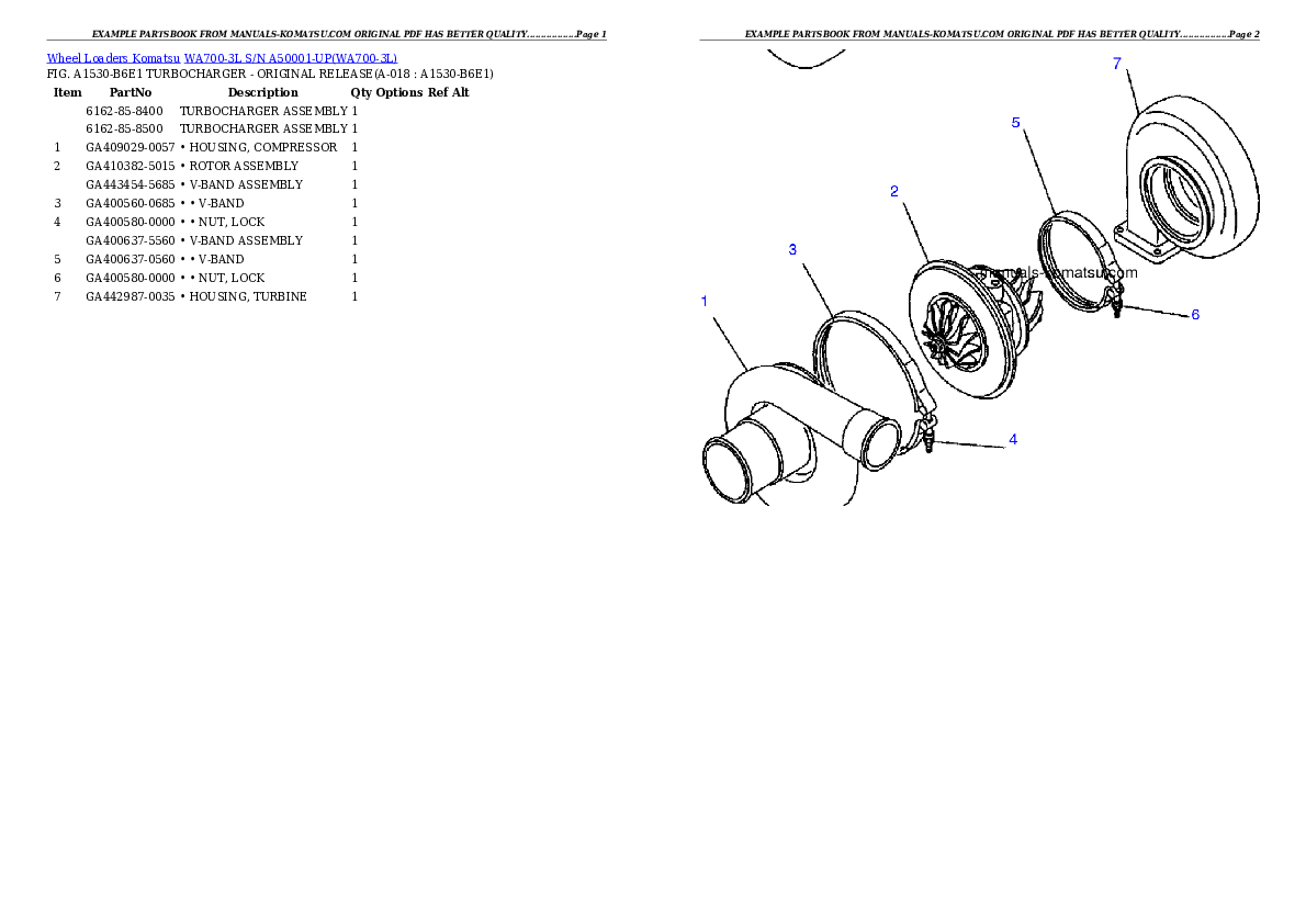Protected: WA700-3L S/N A50001-UP Partsbook