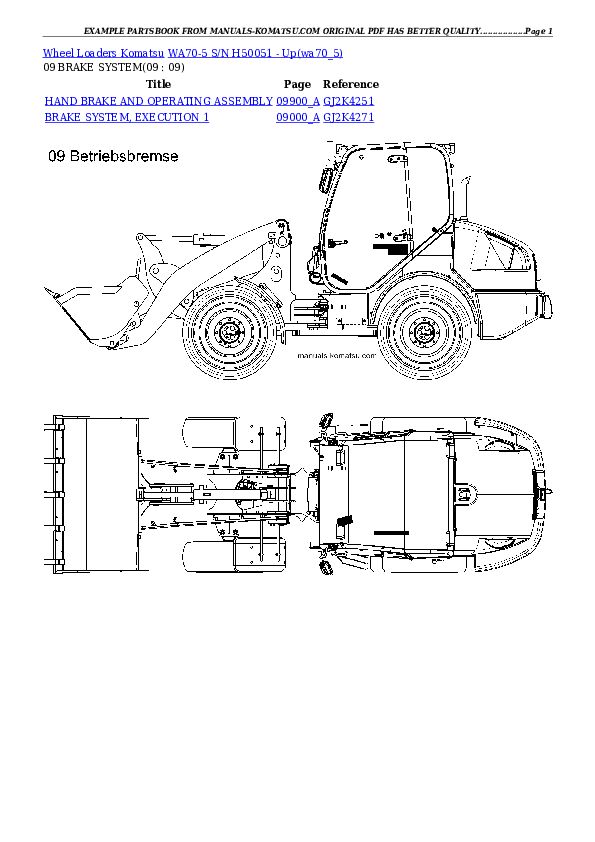 Protected: WA70-5 S/N H50051 – Up Partsbook