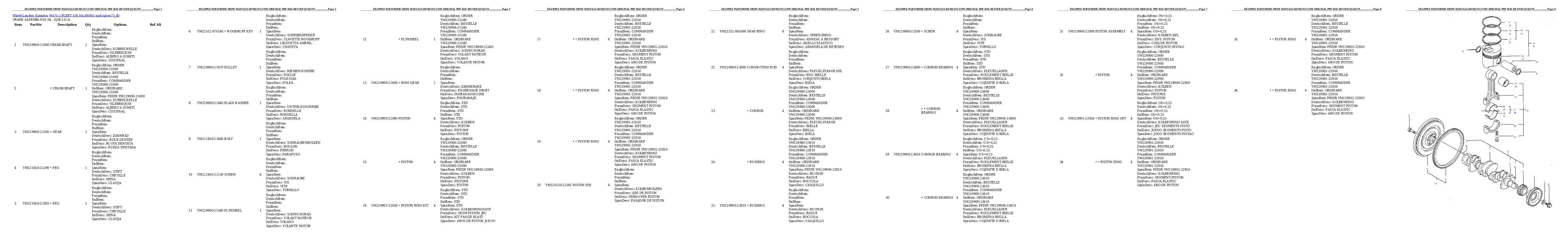 Protected: WA75-3 FLEET S/N HA300051 and up Partsbook