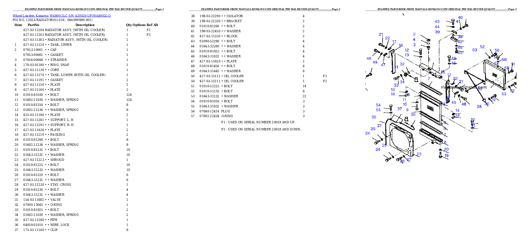 Protected: WA800-2LC S/N A20020-UP Partsbook