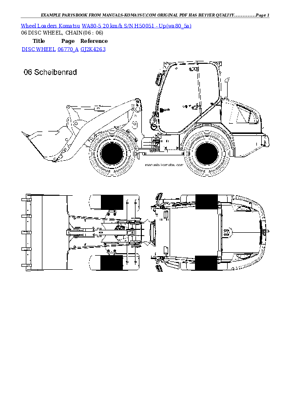 Protected: WA80-5 20 km/h S/N H50051 – Up Partsbook