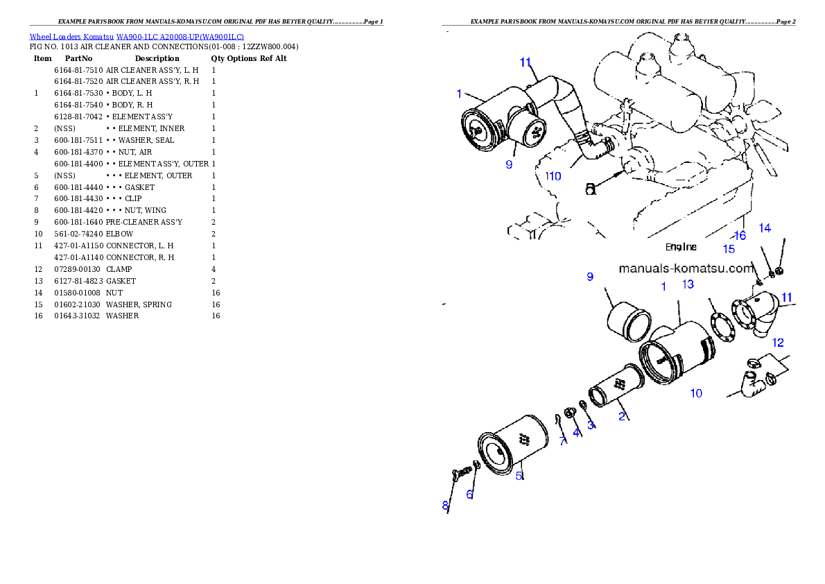 Protected: WA900-1LC A20008-UP Partsbook