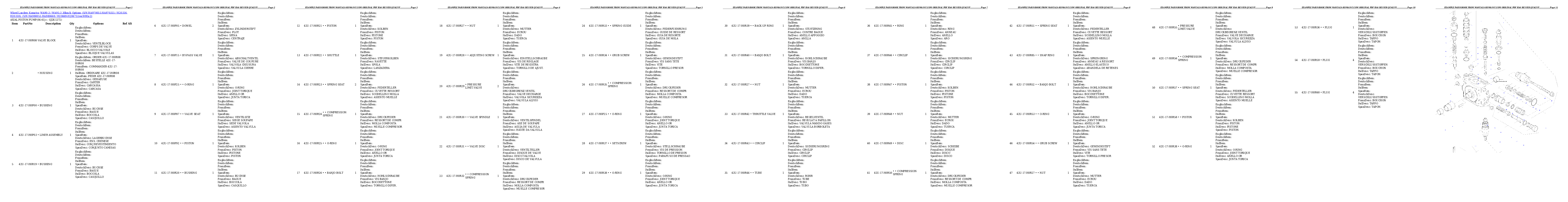 Protected: WA90-3 / WA95-3 30km/h Options (S/N HA970051-HA970315 / H20316-H20318); (S/N HA980051-HA980668 / H20669-H20671) Partsbook