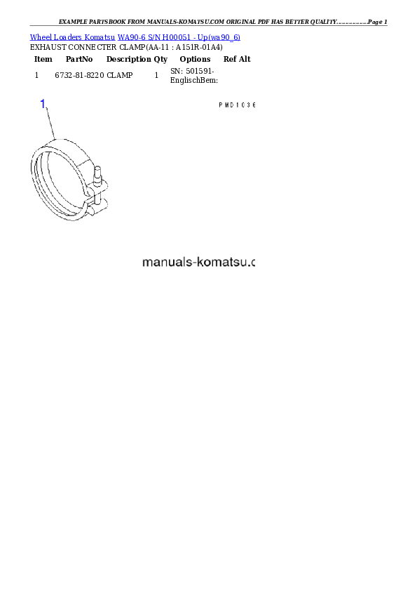 Protected: WA90-6 S/N H00051 – Up Partsbook