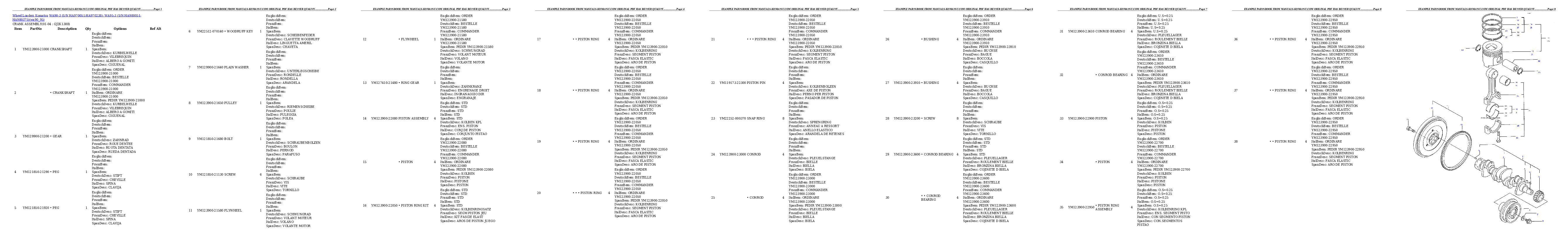 Protected: WA90-3 (S/N HA970051-HA970238); WA95-3 (S/N HA980051-HA980375) Partsbook