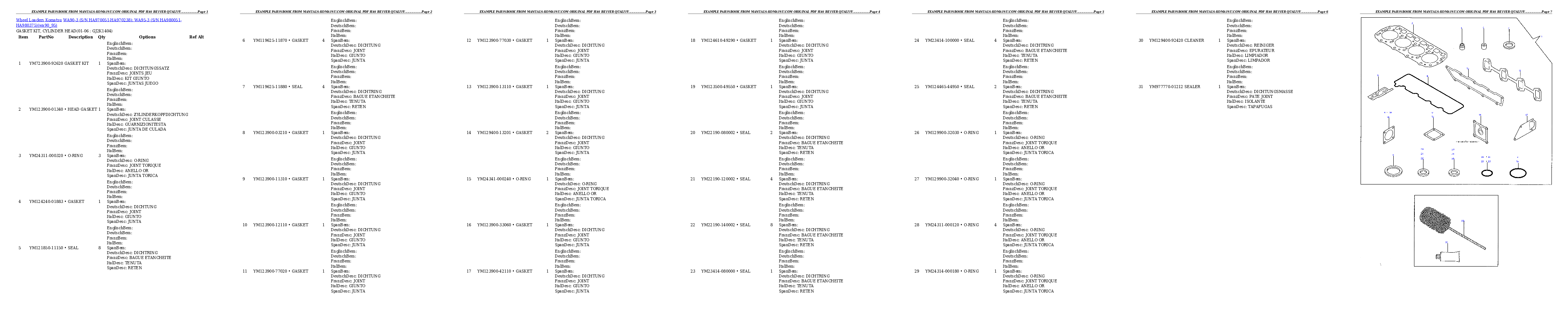 Protected: WA90-3 (S/N HA970051-HA970238); WA95-3 (S/N HA980051-HA980375) Partsbook