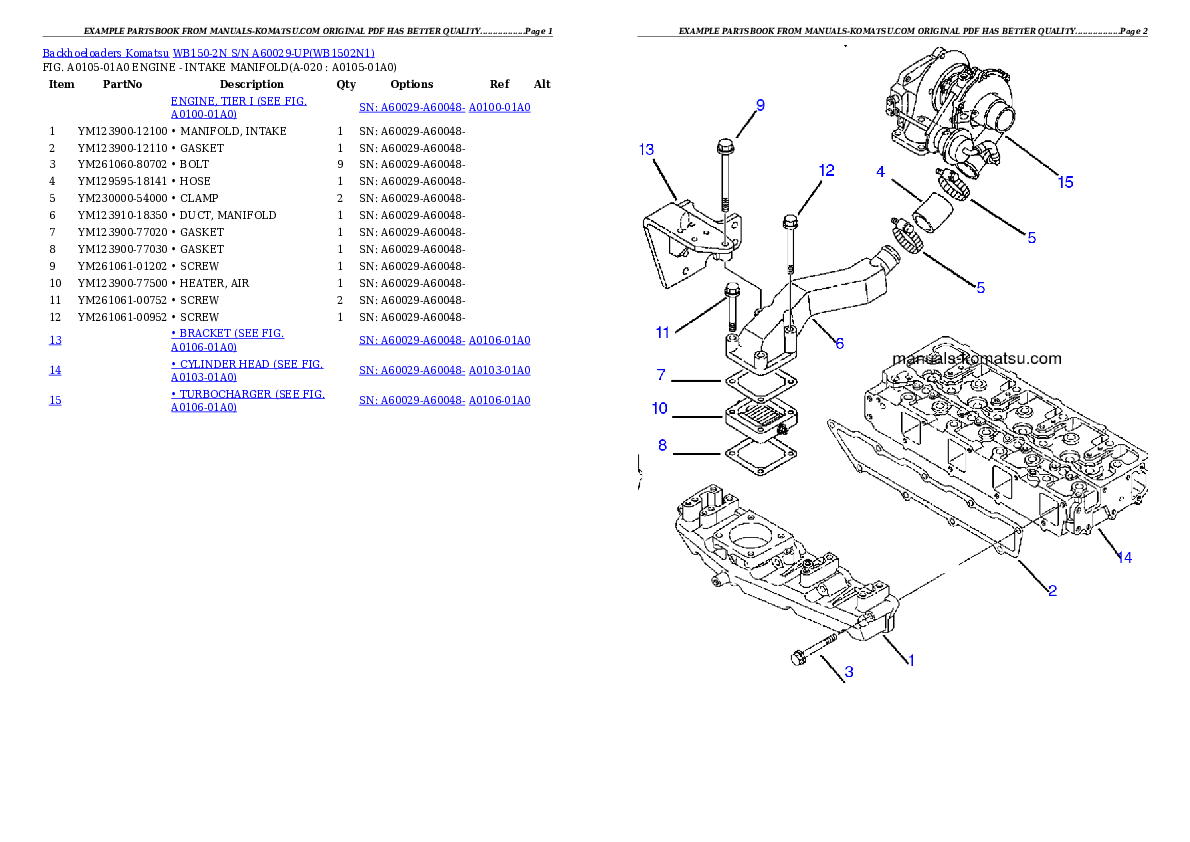 Protected: WB150-2N S/N A60029-UP Partsbook