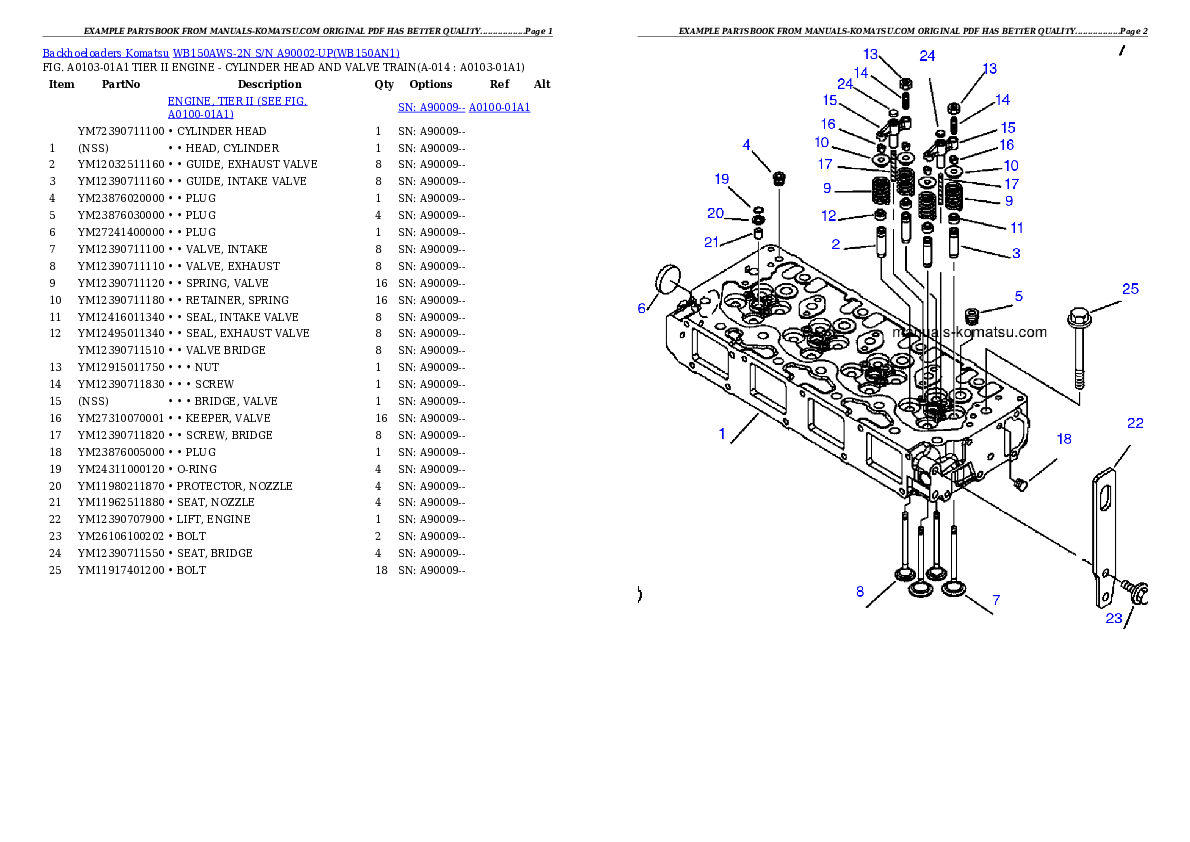 Protected: WB150AWS-2N S/N A90002-UP Partsbook