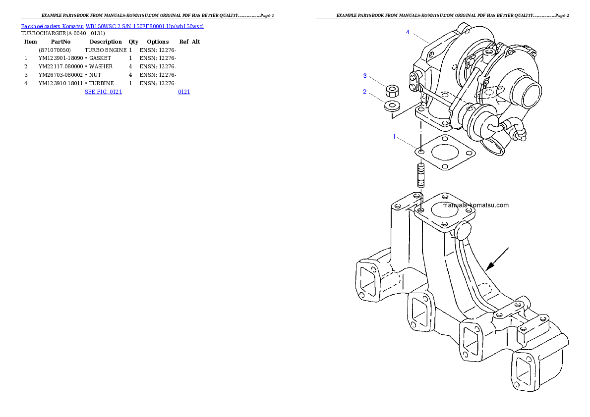 Protected: WB150WSC-2 S/N 150EF80001-Up Partsbook