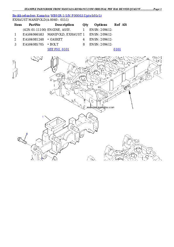 Protected: WB91R-5 S/N F00003-Up Partsbook