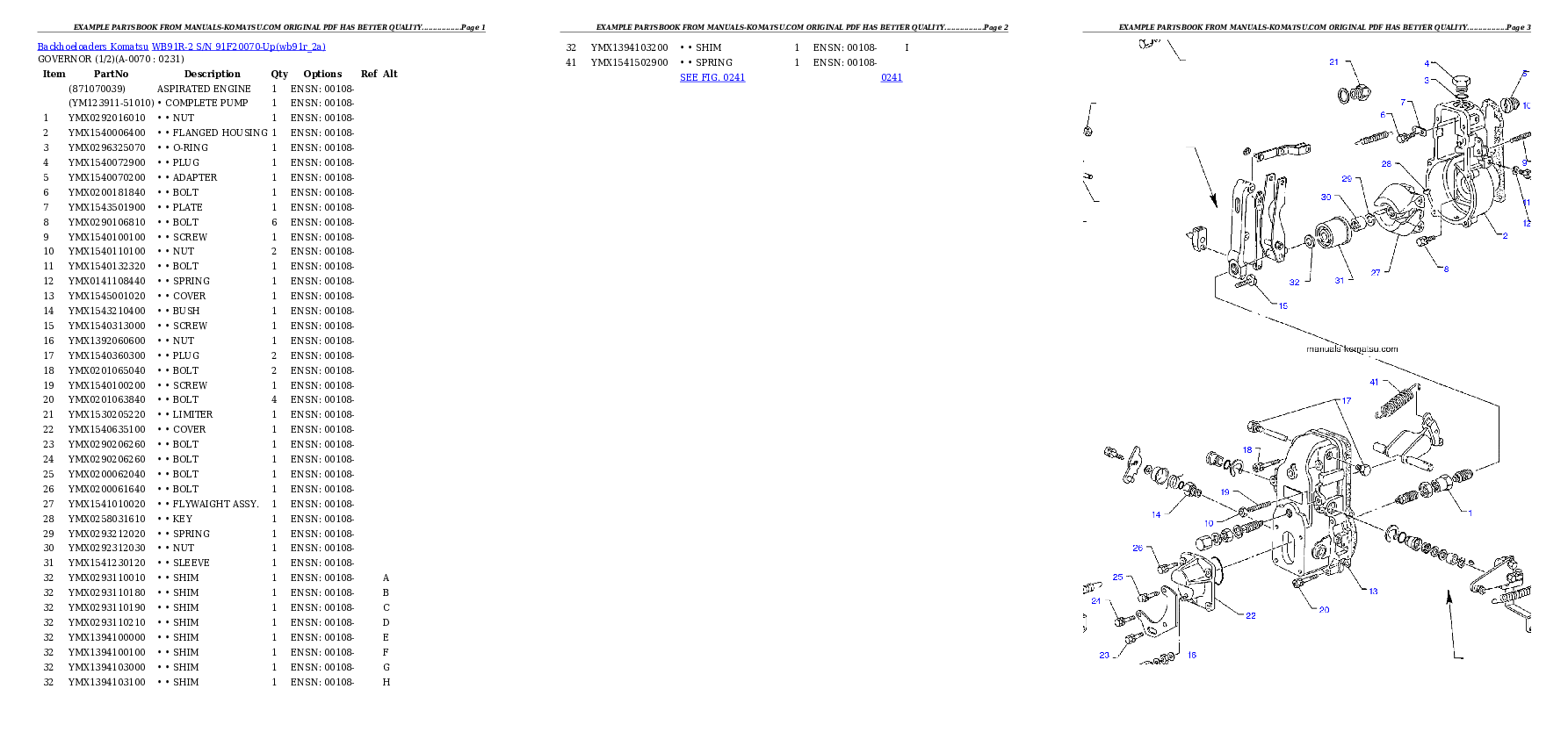 Protected: WB91R-2 S/N 91F20070-Up Partsbook