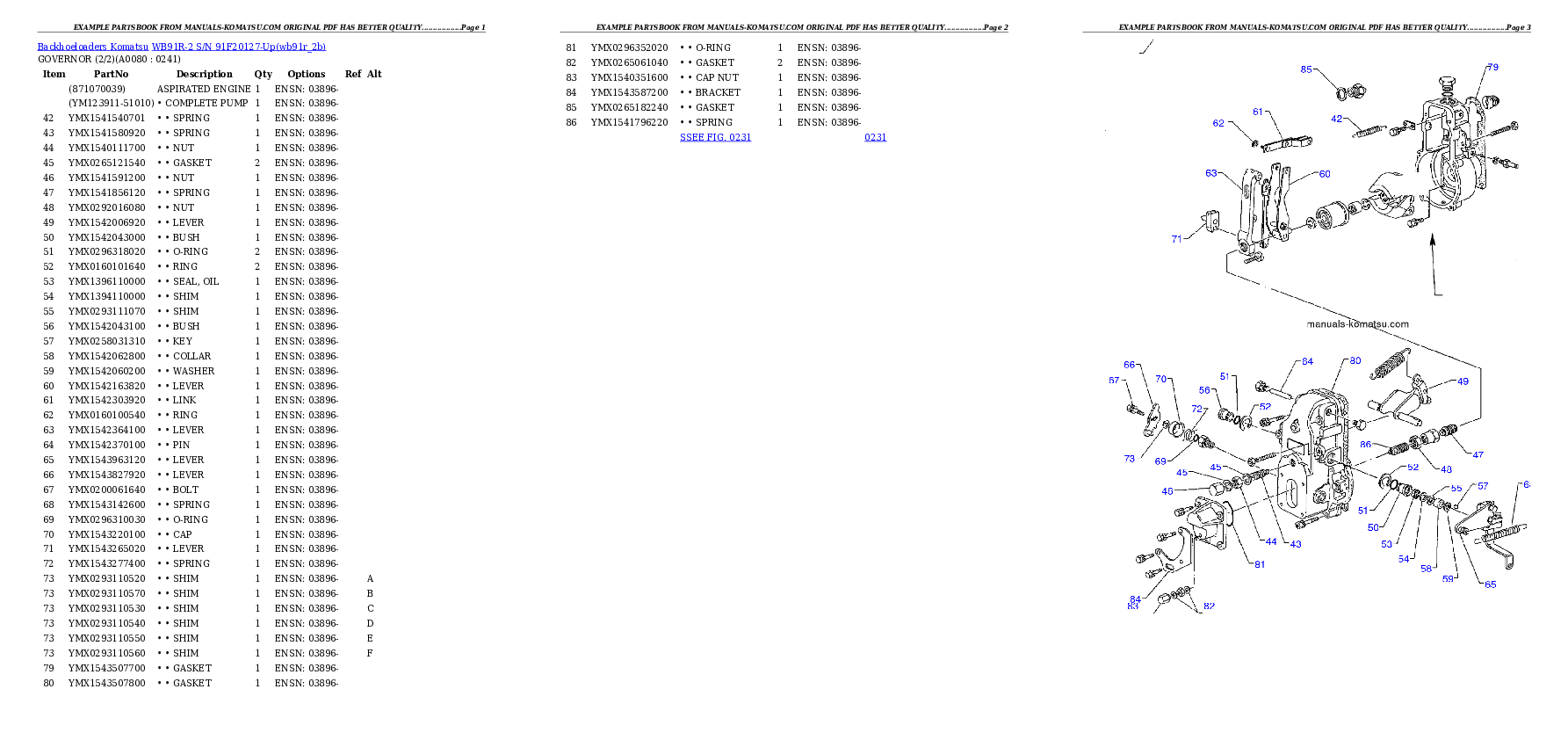Protected: WB91R-2 S/N 91F20127-Up Partsbook