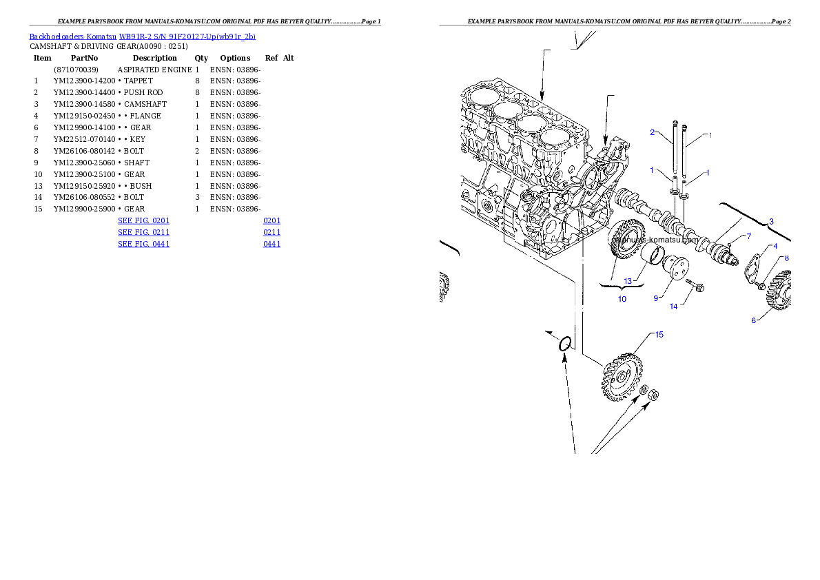 Protected: WB91R-2 S/N 91F20127-Up Partsbook