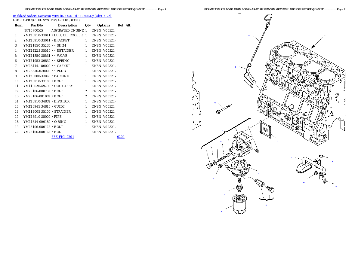 Protected: WB91R-2 S/N 91F20250-Up Partsbook