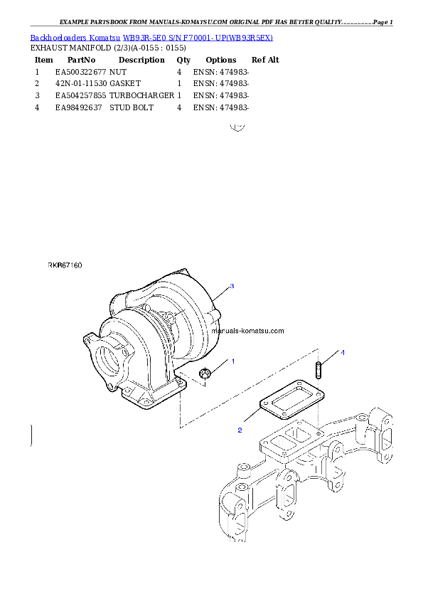 Protected: WB93R-5E0 S/N F70001- UP Partsbook