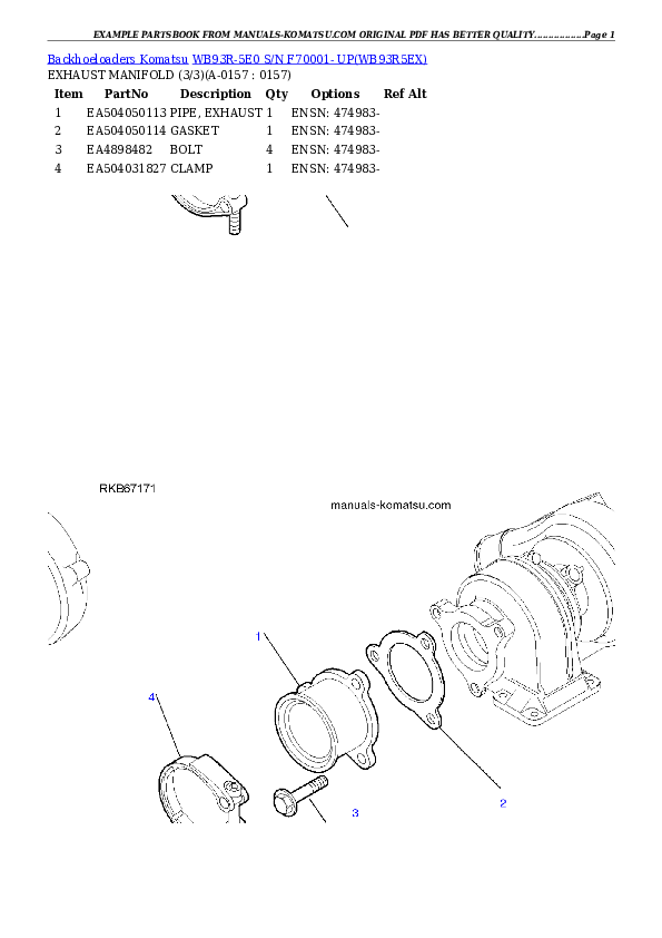 Protected: WB93R-5E0 S/N F70001- UP Partsbook