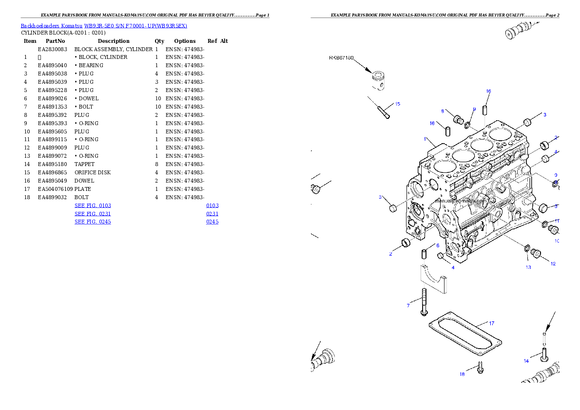 Protected: WB93R-5E0 S/N F70001- UP Partsbook