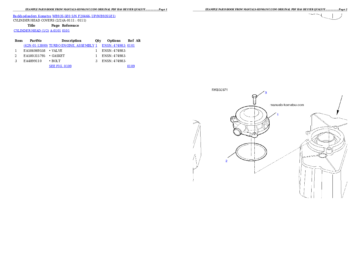 Protected: WB93S-5E0 S/N F20466- UP Partsbook