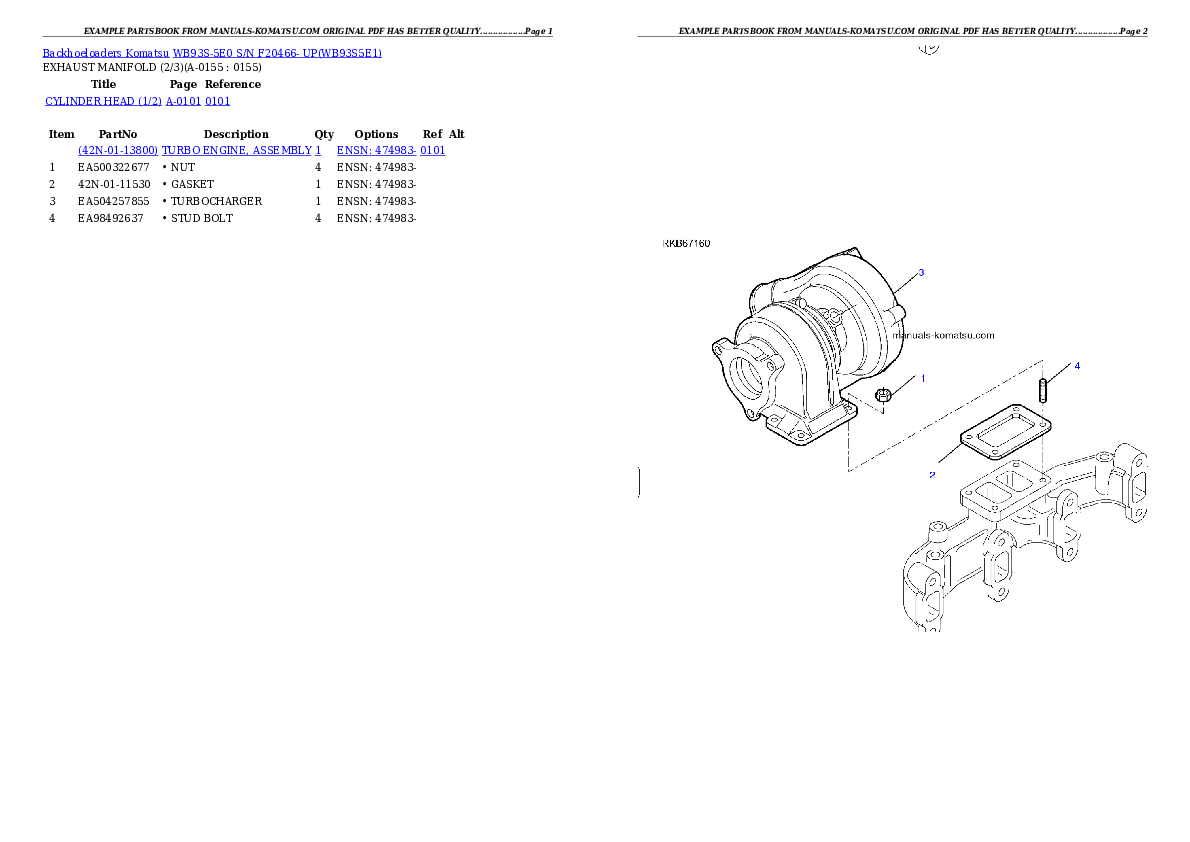 Protected: WB93S-5E0 S/N F20466- UP Partsbook