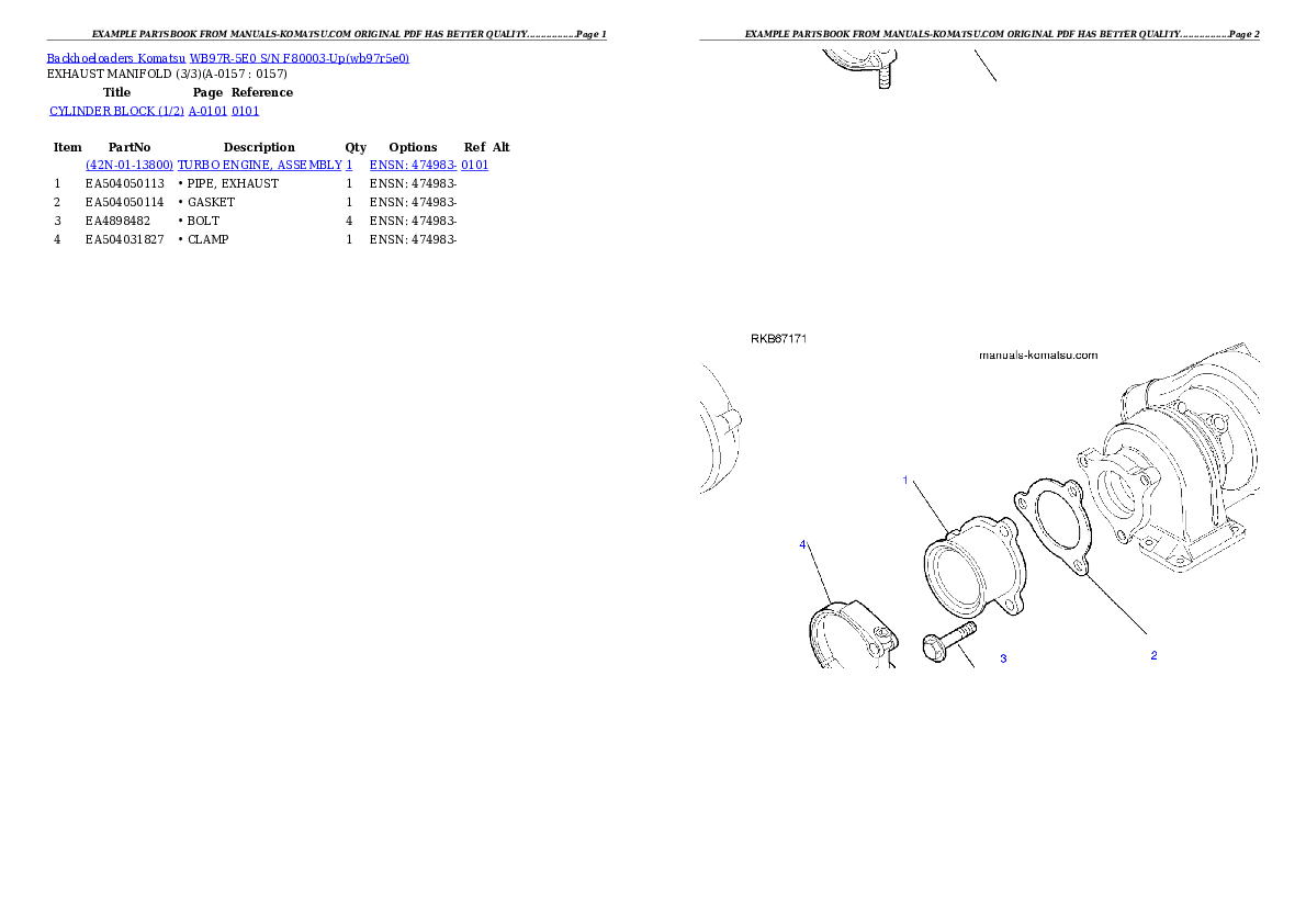 Protected: WB97R-5E0 S/N F80003-Up Partsbook