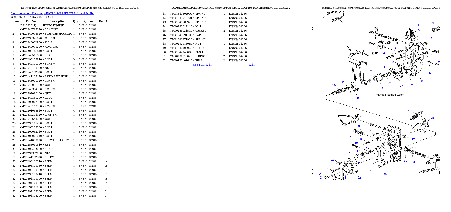 Protected: WB97R-2 S/N 97F20743-Up Partsbook