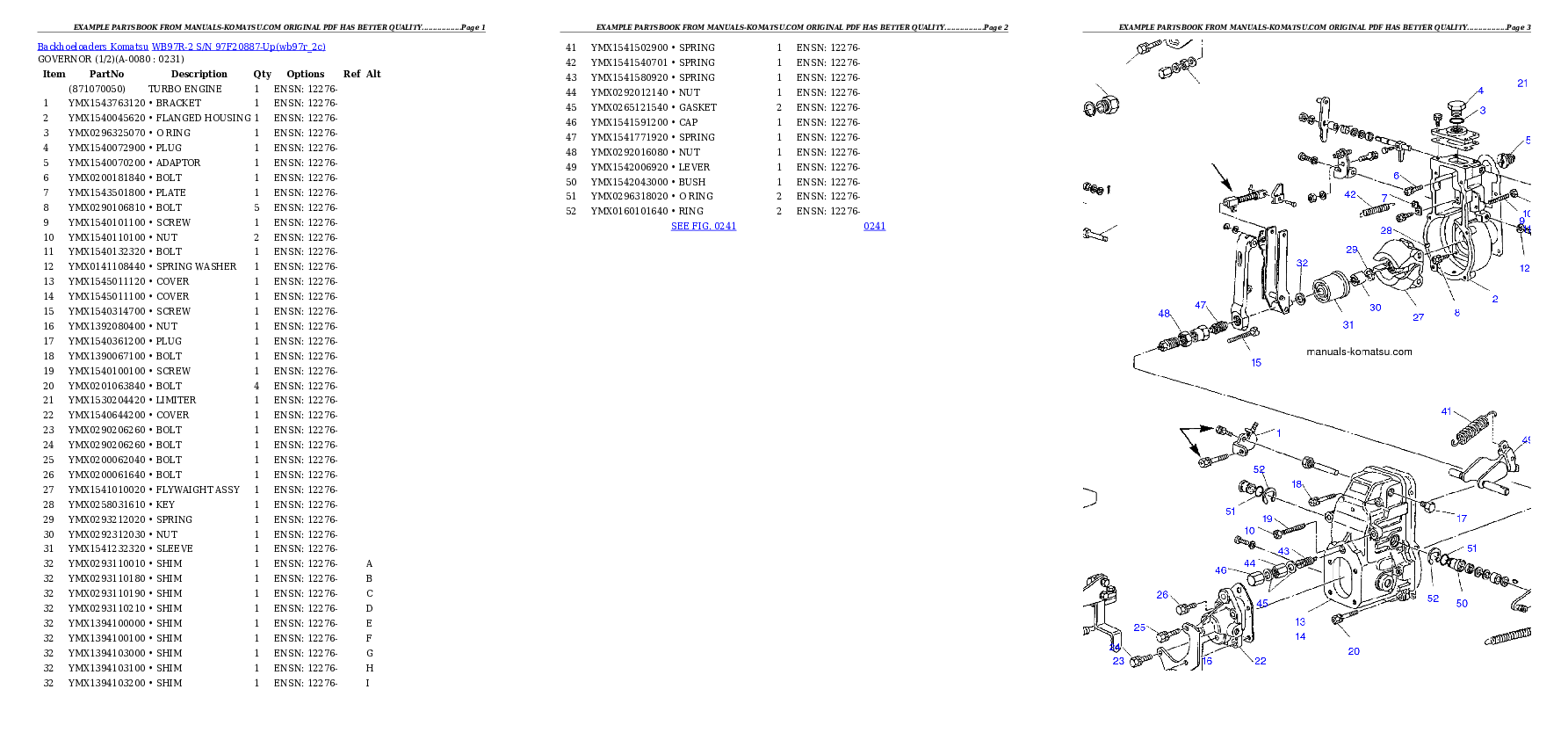 Protected: WB97R-2 S/N 97F20887-Up Partsbook