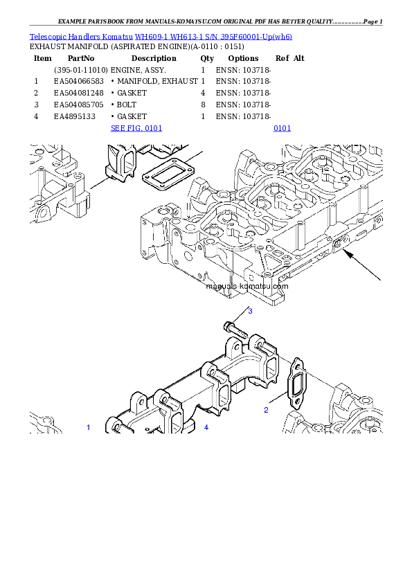 Protected: WH609-1 WH613-1 S/N 395F60001-Up Partsbook