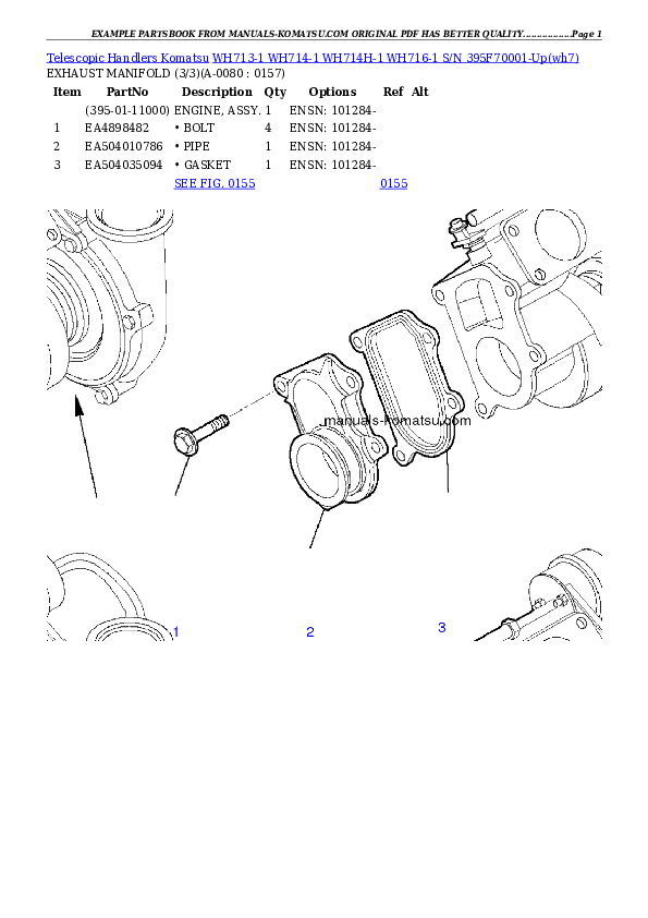 Protected: WH713-1 WH714-1 WH714H-1 WH716-1 S/N 395F70001-Up Partsbook