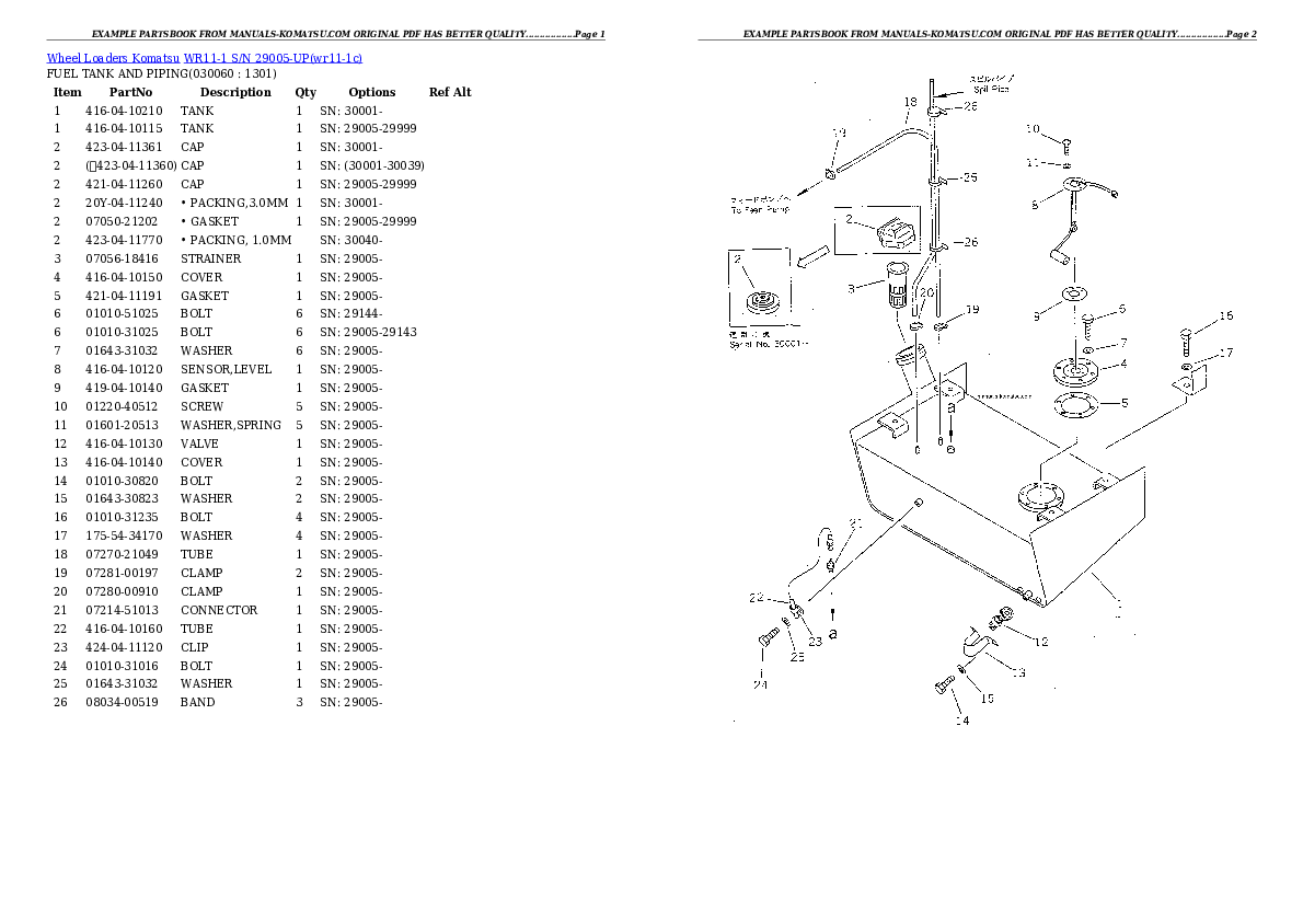 Protected: WR11-1 S/N 29005-UP Partsbook